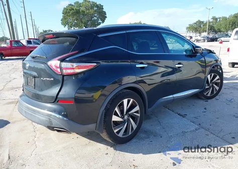 2015 Nissan Murano Platinum from USA, damaged, VIN 5N1AZ2MG2FN268729